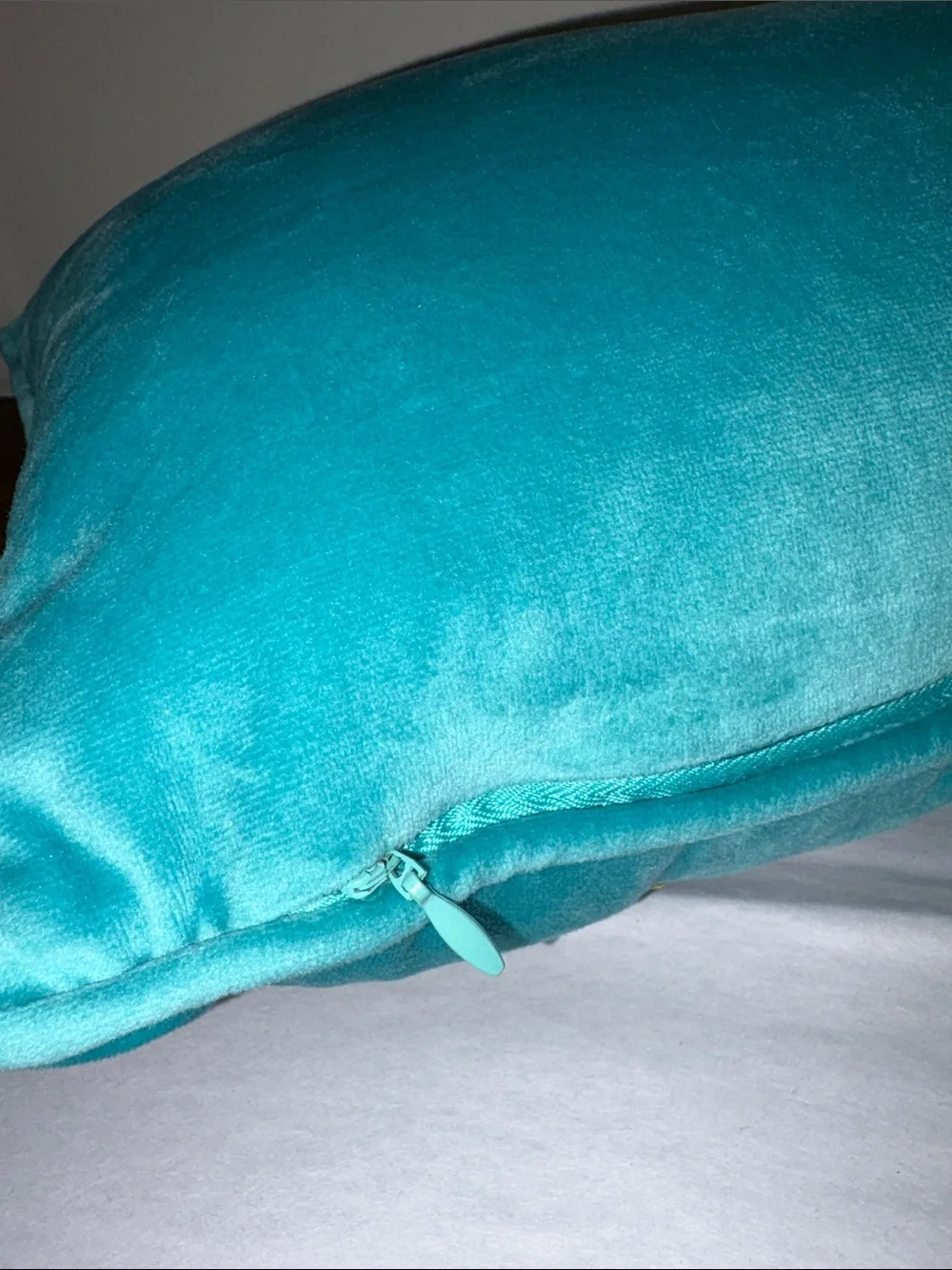 Teal Plush Pillow 'Bad Witch Energy' with gold stars ⭐️ 🌟⭐️⭐️⭐️⭐️